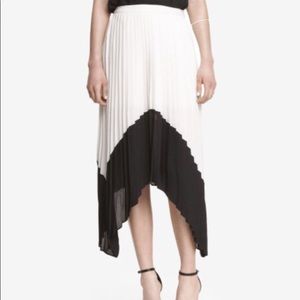 Black & White Asymmetrical Express Skirt